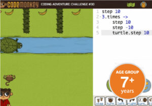 Coding Adventure with Code Monkey - Level 3